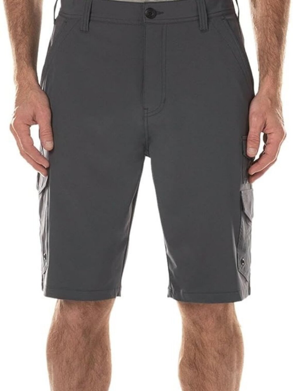 Iron Co. 4-Way Stretch Hybrid Cargo Short Size 38 Greystone
